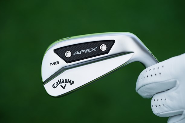 Callaway Apex MB '24 iron in-hand.