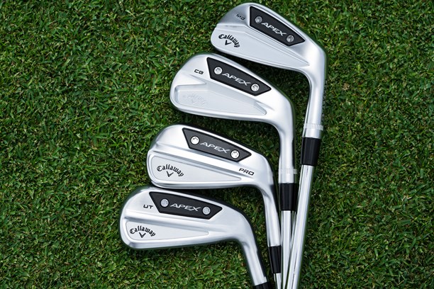 Callaway Apex Pro Series '24 irons on the course.