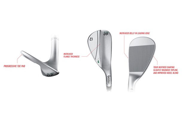 The head shape refinements to the TaylorMade MG4 wedge