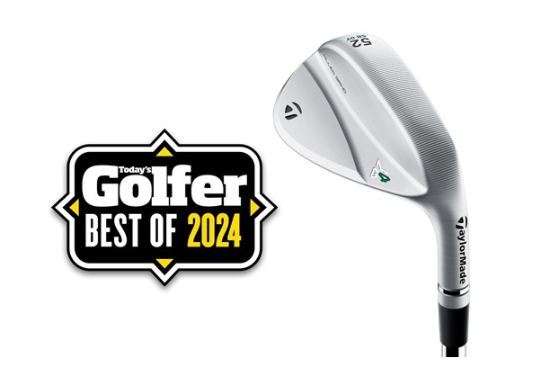 The TaylorMade MG4 wedge with a Today's Golfer Best of 2024 badge