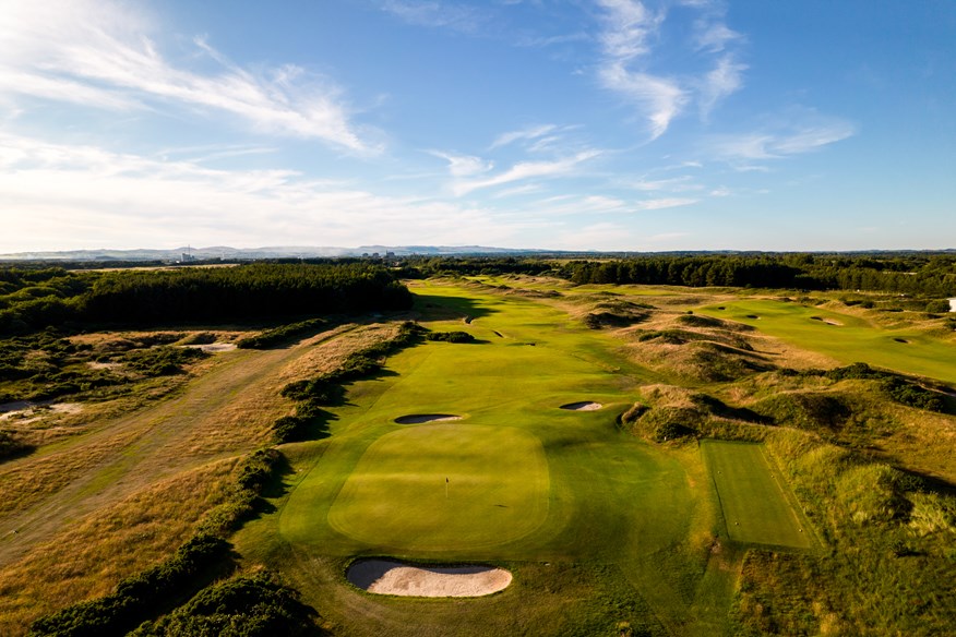 Dundonald Links 3rd green.