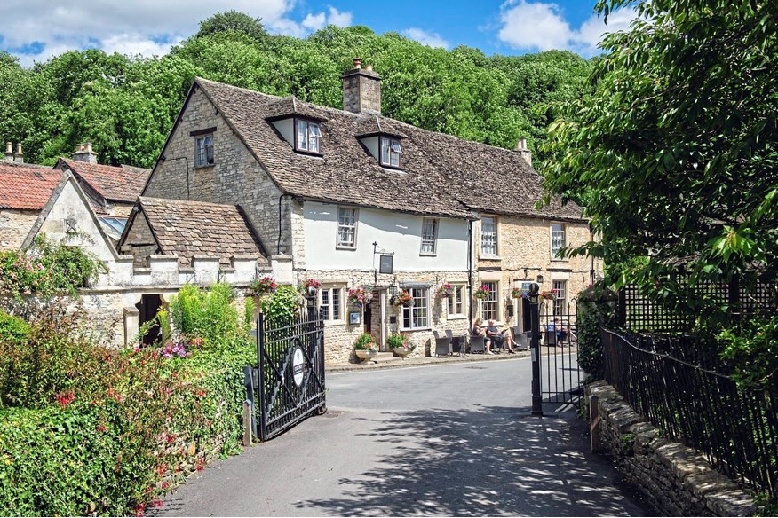 Castle Combe has been voted the prettiest village in England.