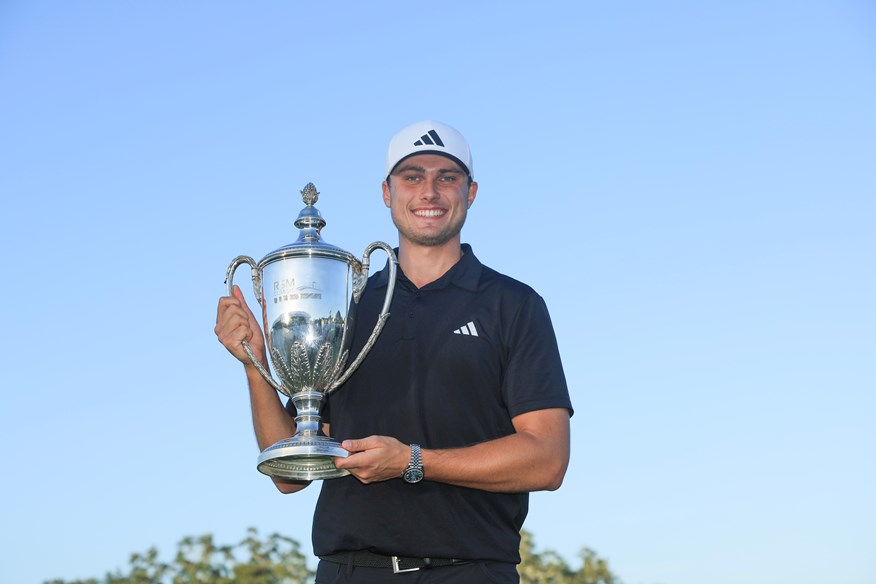 Ludvig Aberg wins the 2023 RSM Classic on 29-under par.