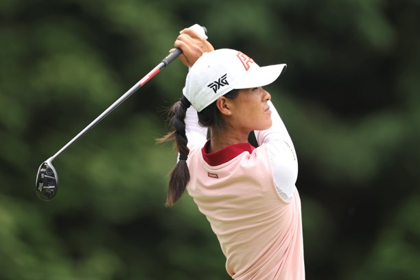 Celine Boutier is using the new PXG 0311 Black Ops hybrids.