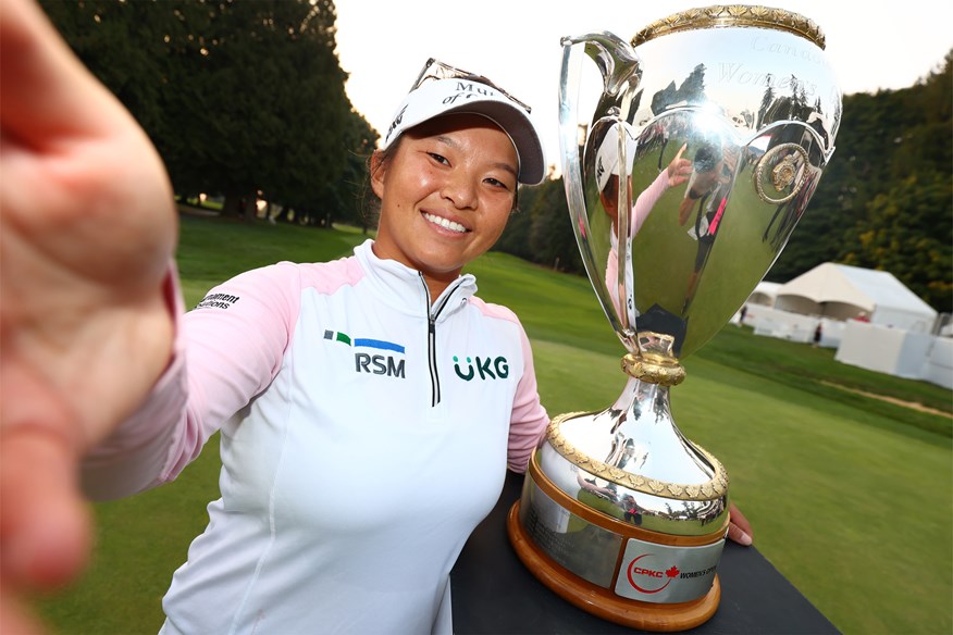 Megan Khang won the 2023 CPKC Women's Open to claim her first victory on the LPGA Tour. 