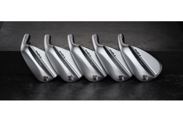 An image to show the five different Mizuno T24 wedge sole grinds