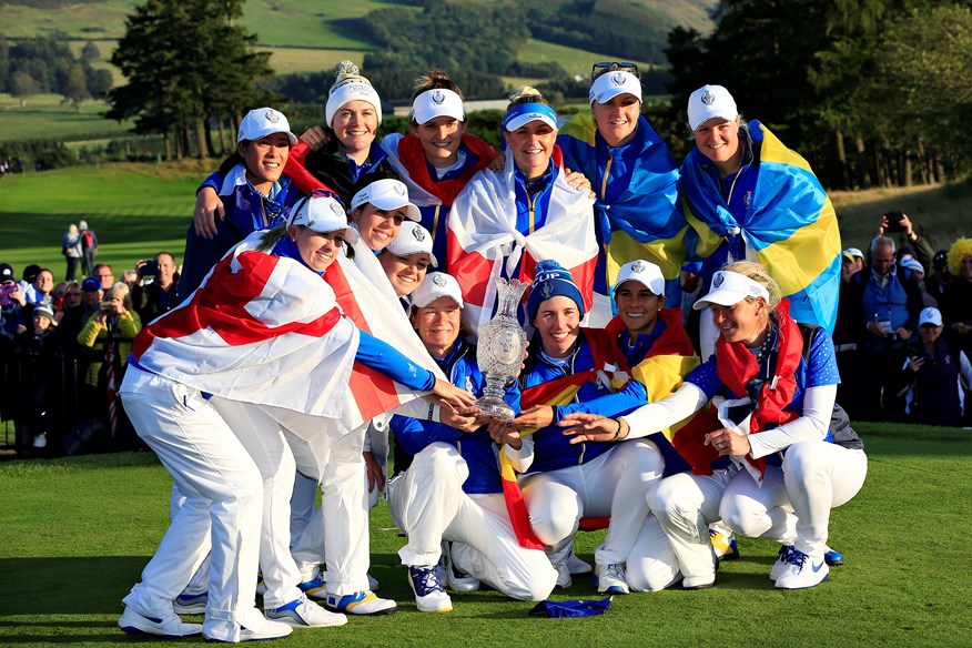 Carlota Ciganda has represented Europe in six consecutive Solheim Cups from 2013