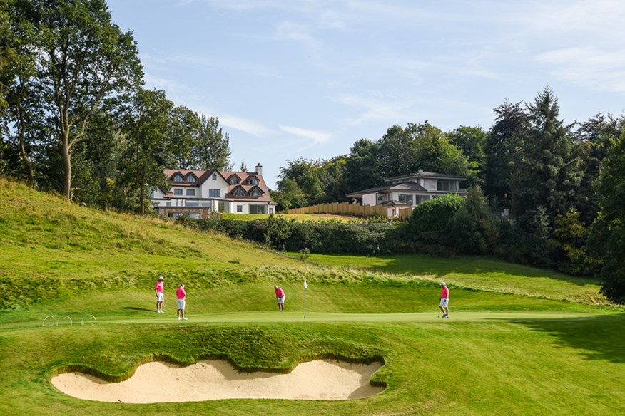 Team Isle Of Man playing at the stunning Prestbury Golf Club