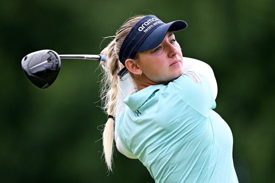 Emily Kristine Pedersen uses a Titleist TSR3 driver