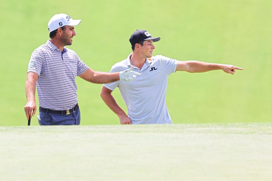 Edoardo Molinari works closely with Viktor Hovland.