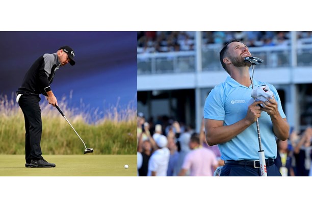 Brian harman and Wyndham Clark using counter-balanced putters at the Open and US Open