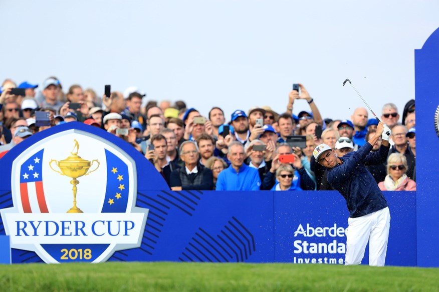 Rickie Fowler at the 2018 Ryder Cup