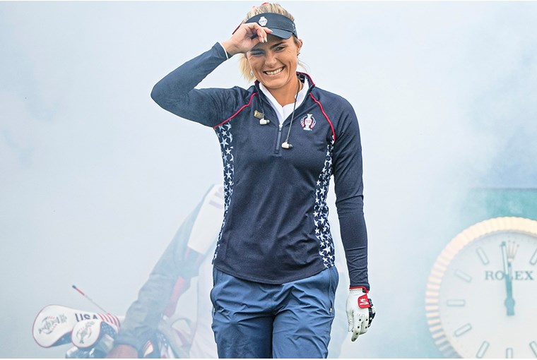 Check out Lexi Thompson's USA-themed Solheim Cup Puma shoes