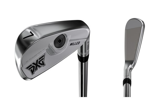 The PXG 0317 T iron back and at address