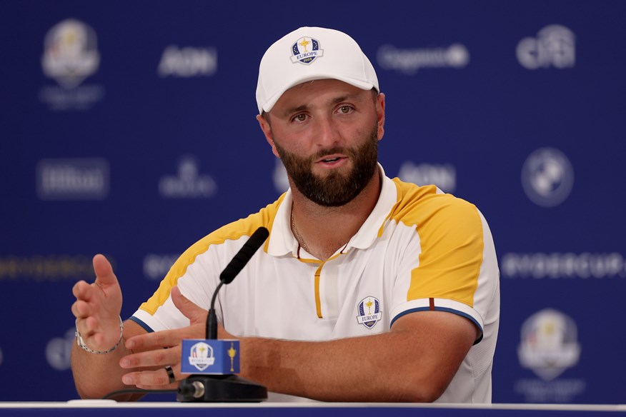 Jon Rahm has been asking Sergio Garcia's advice while at this week's Ryder Cup in Rome.