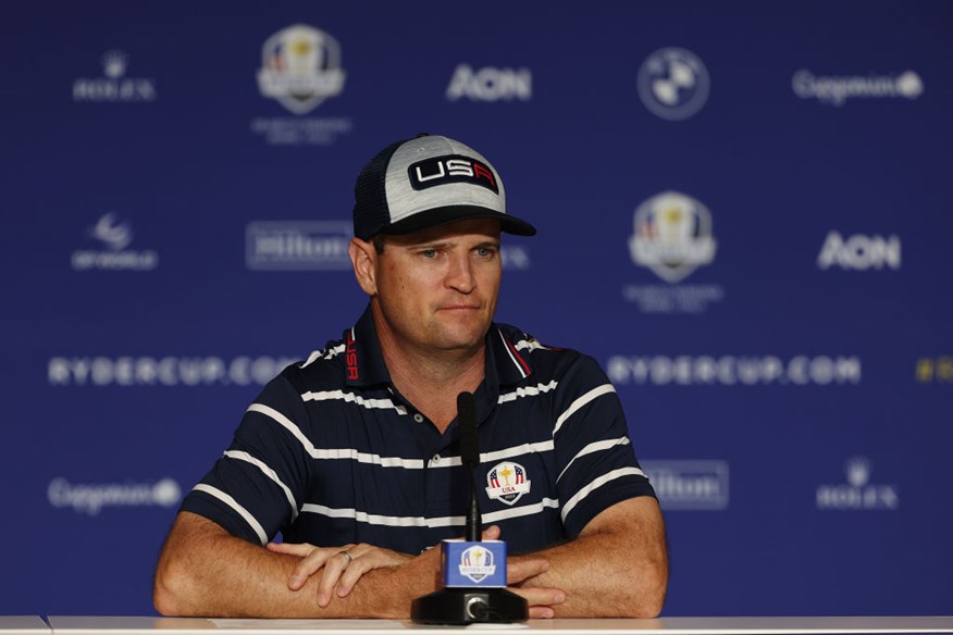 Zach Johnson suggested his side have issues with illness after the first day's play.