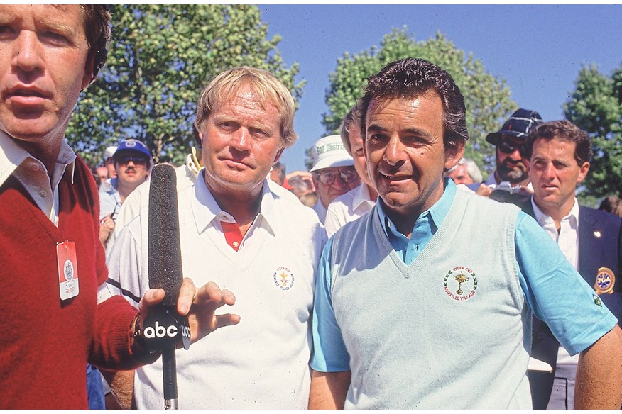 Tony Jacklin and Jack Nicklaus didn't always see eye-to-eye as Ryder Cup captains