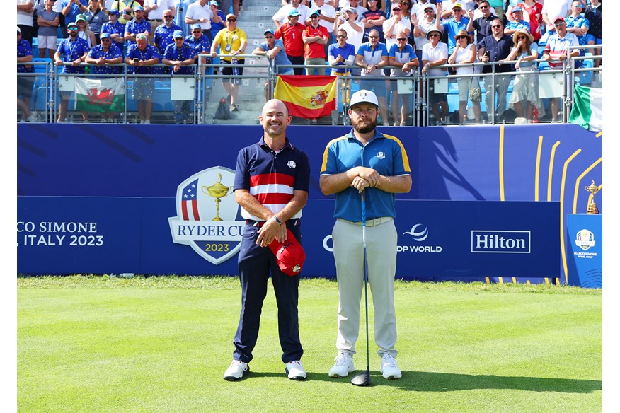 Tyrrell Hatton was drawn against the Open champion Brian Harman.