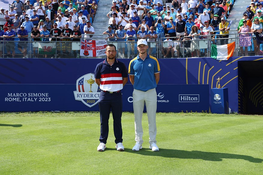 Xander Schauffele tried to sign off with a first victory this week against Nicolai Hojgaard.