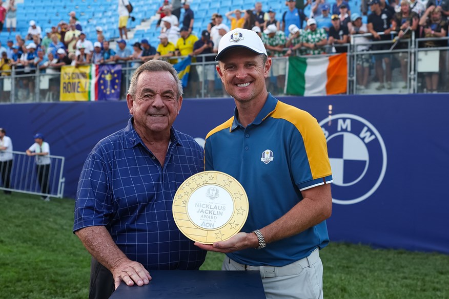 Justin Rose won the Nicklaus-Jacklin Award.