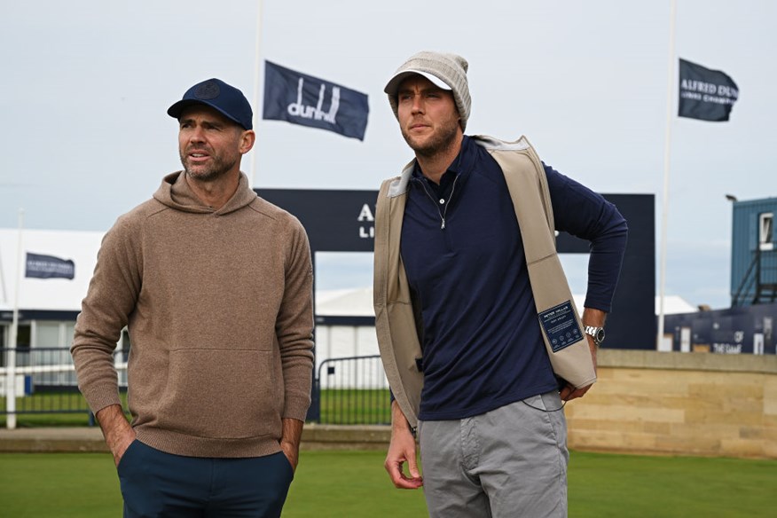 England cricket legends Jimmy Anderson and Stuart Broad will tee it up in the Alfred Dunhill Links.