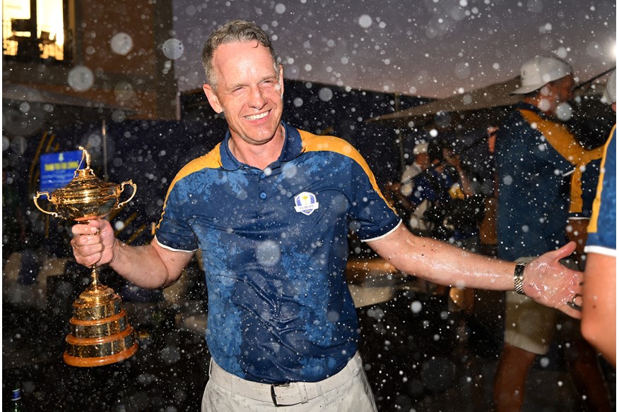 Luke Donald stays on for a second stint as Team Europe's Ryder cup captain.