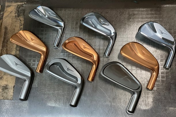 The Mizuno Pro 241, 243 and 245 iron families all together