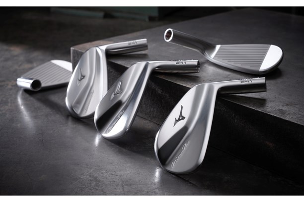 The Mizuno Pro 241 iron head shapes