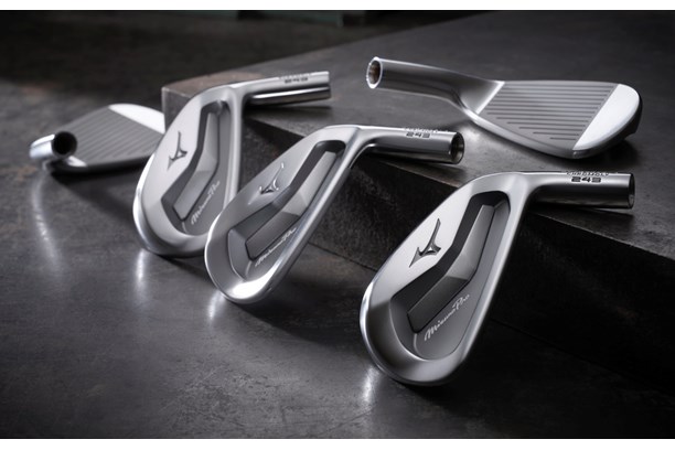 The Mizuno Pro 243 iron head shapes