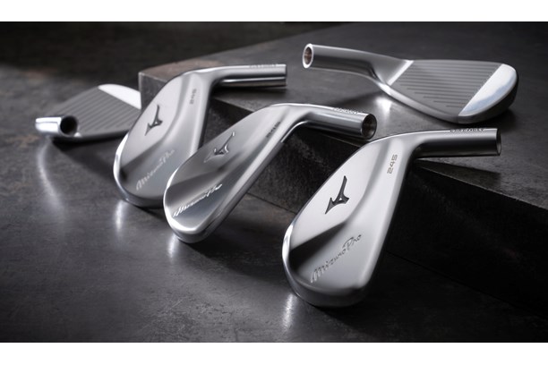 The Mizuno Pro 245 iron head shapes