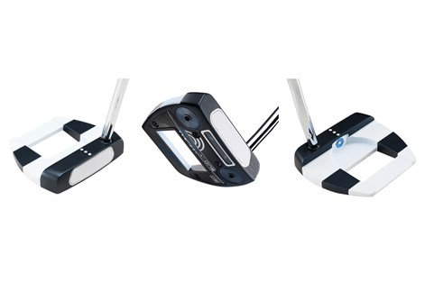 The Odyssey AI-One Jailbird Mini Putter sole and face insert detail