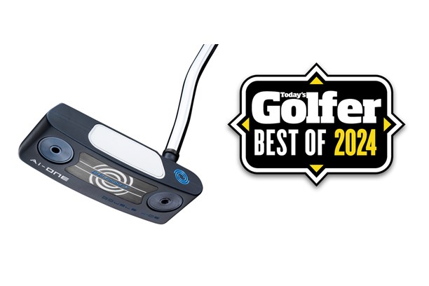 The Odyssey AI-One Double Wide Putter with a Today's Golfer Best of 2024 badge