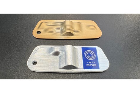 The contoured back of both the Ai-One and Ai-One Milled putter faces