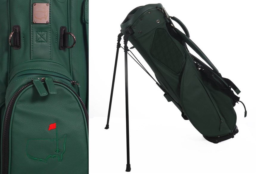 Rick Shiels uses a Titleist golf bag that is only available to Augusta members and people who have played the course.