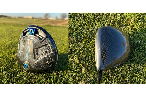 The Callaway Paradym AI-Smoke Max driver in the play position