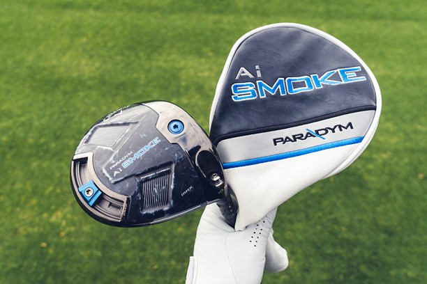 Callaway Paradym AI One Smoke Max driver with headcover