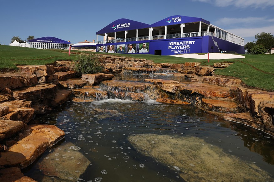 The DP Tour Championship is hosted at the Earth Course on Dubai's Jumeirah Golf Estates.