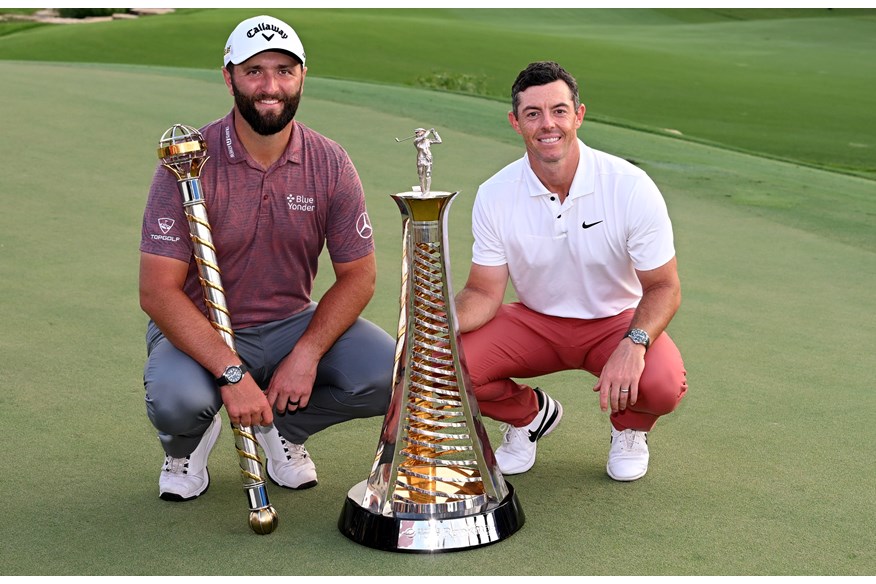 Jon Rahm won the 2022 Tour Championship while Rory McIlroy won his fourth Race to Dubai title.