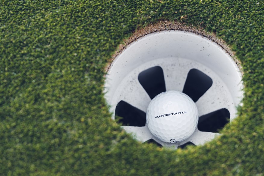 The Chrome Tour X is Callaway's answer to the Titleist Pro V1x.