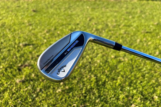 The back detailing of the Callaway Paradym AI-Smoke iron head