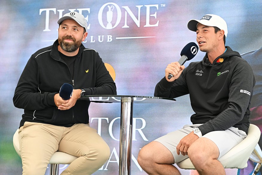 Rick Shiels sat with Viktor Hovland