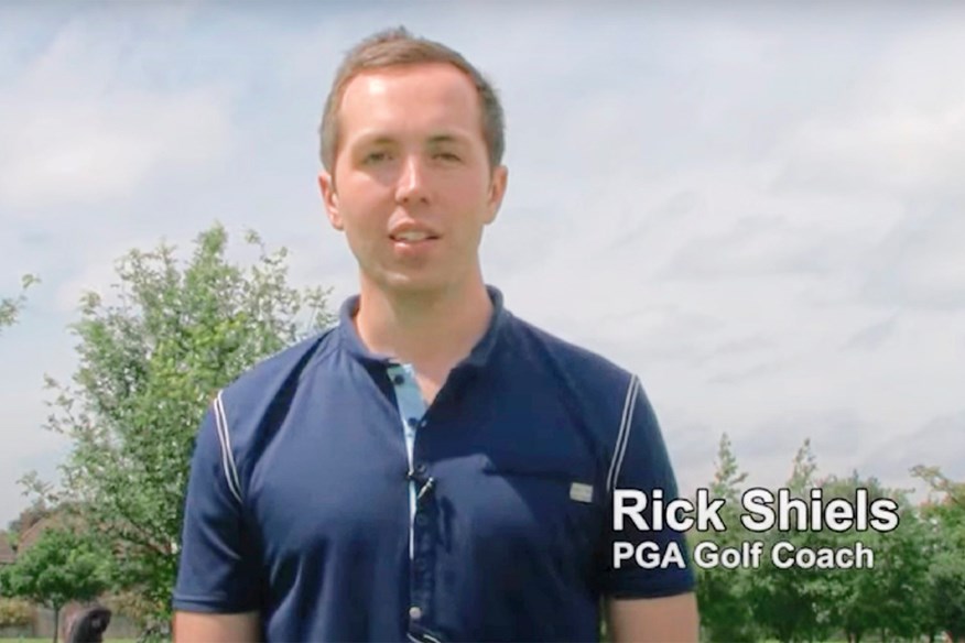 A young Rick Shiels from his early days as a golf YouTuber