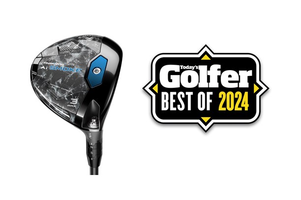 The Callaway Paradym Ai Smoke Max Fairway Wood with a Today's Golfer Best of 2024 badge