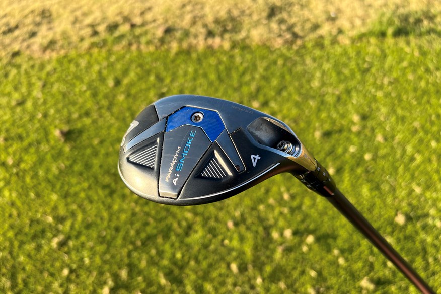 The sole detail of the Callaway Paradym AI-Smoke hybrid