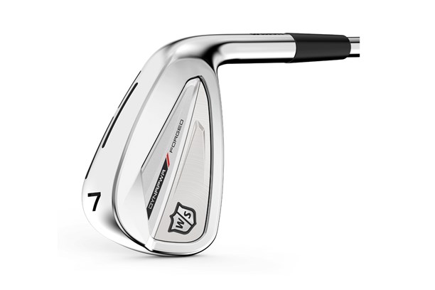 A hero image showing the cavity back detail of the Wilson Dynapower Forged Iron