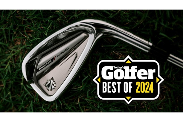 The Wilson Dynapower Forged Iron with a Today's Golfer 'Best of 2024' Players Distance Iron badge