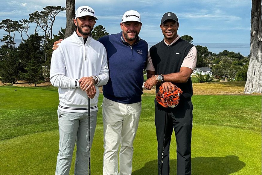 Michael Block was invited to play in Tiger's private tournament at Pebble Beach.