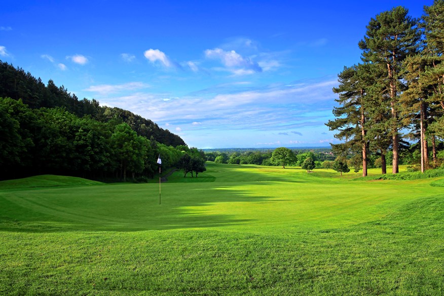 The 14th hole on the Cheshire course at Carden Park.