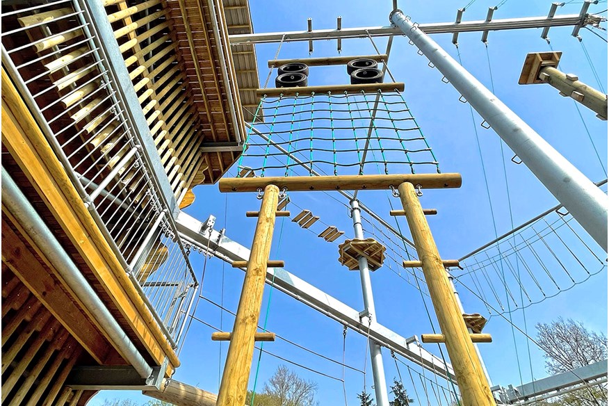 Carden Park has its own aerial adventure course, called Vertigo.