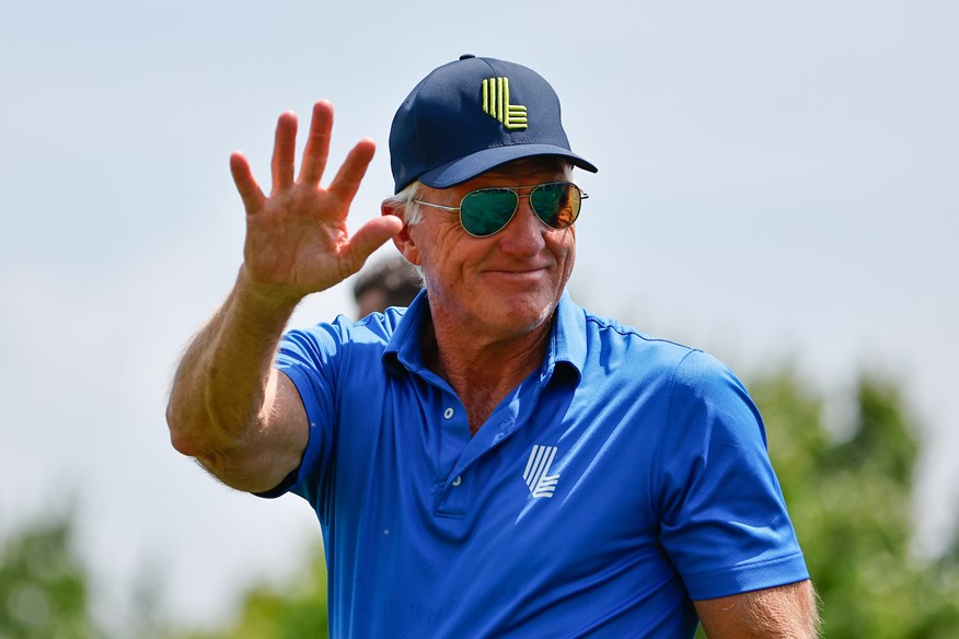 Greg Norman is delighted that LIV have partnered with Panini to create trading cards.